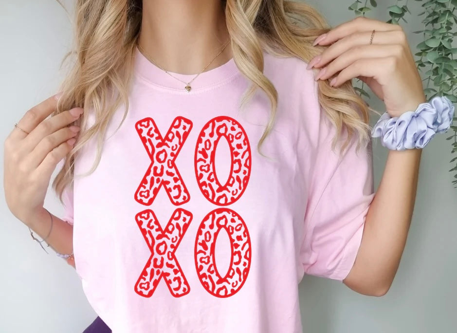 XOXO Cheetah (Screen Print Transfer)