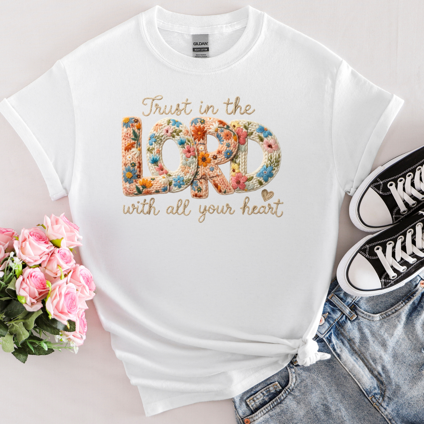 Trust In The Lord Faux Yarn (DTF Transfer)