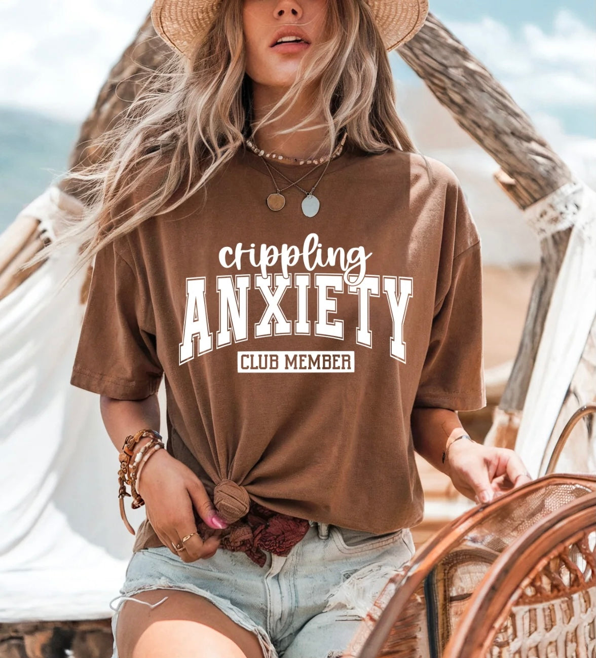 Crippling Anxiety (Screen Print Transfer)