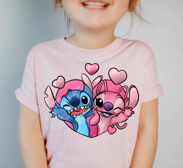 Lilo Heart (Screen Print Transfer) (Youth)