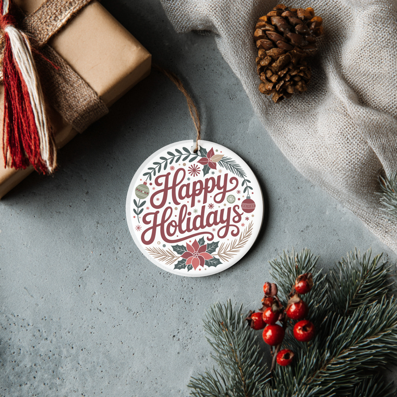 Happy Holidays (Sublimation Transfer)