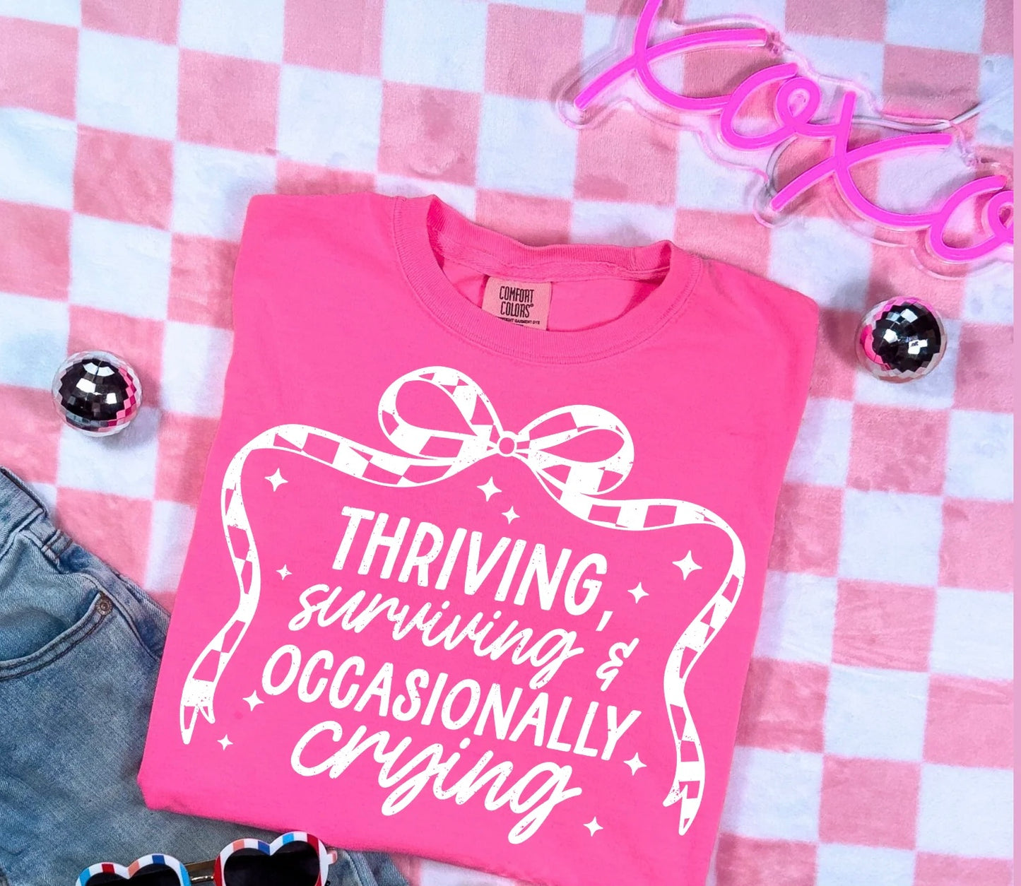 Thriving Checkered (Screen Print Transfer)