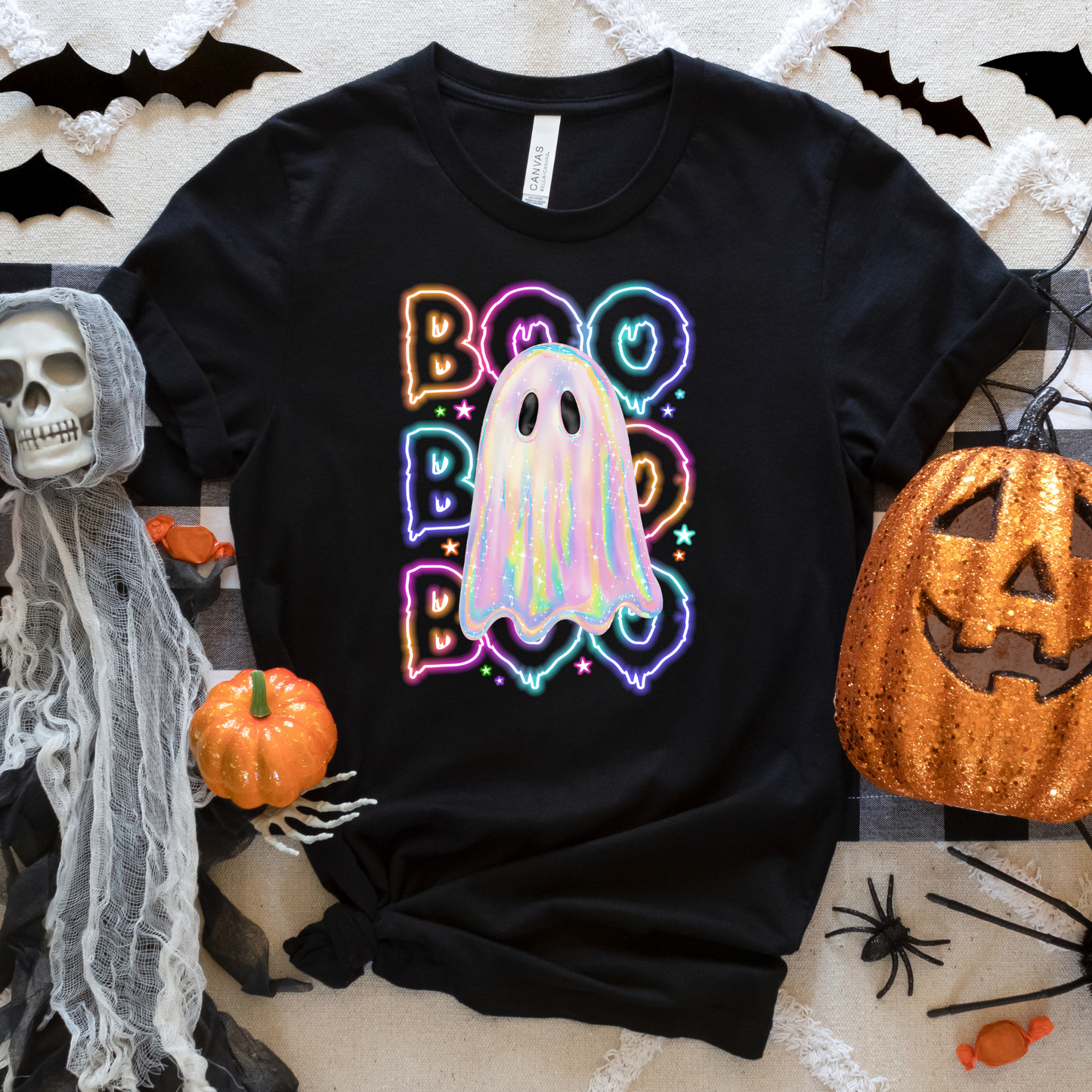 Boo Neon Ghost (DTF Transfer)