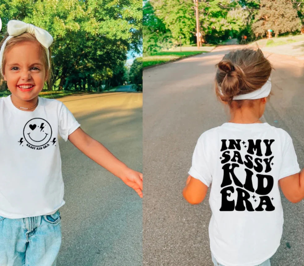 In My Sassy Kid Era (Toddler) (Screen Print Transfer)