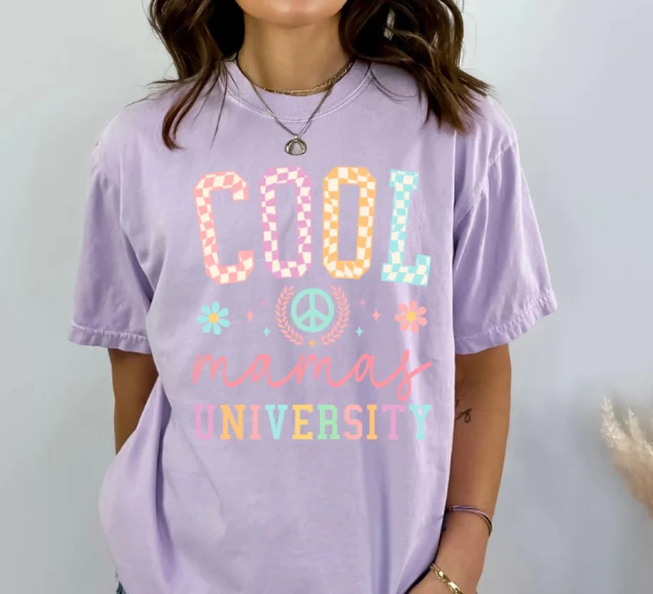 Cool Mamas University (Full Color) (Screen Print Transfer)