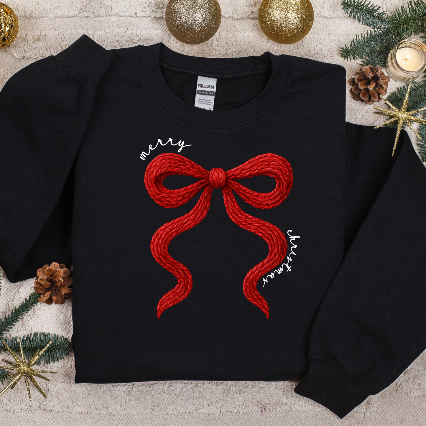 Faux Yarn Bow (DTF Transfer)