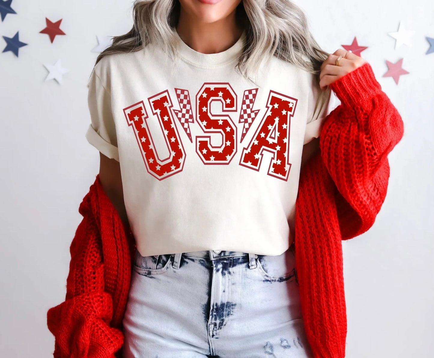 USA (Screen Print Transfer)