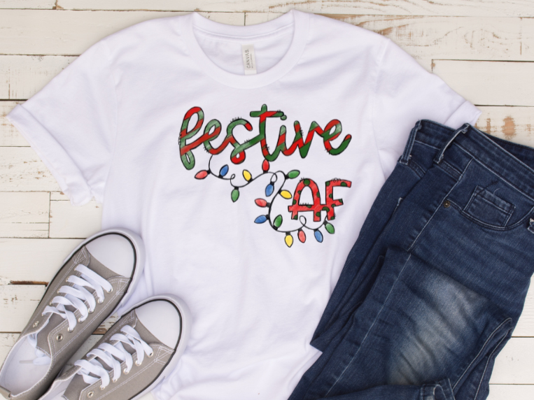 Festive AF (DTF Transfer) (Adult)