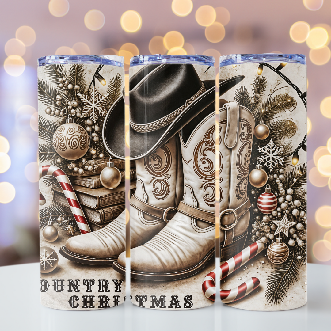 Country Christmas 20oz Sublimation Wrap