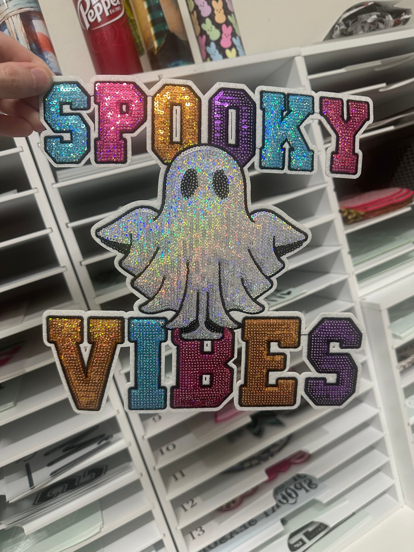 Spooky Vibes (Sequin Patch)
