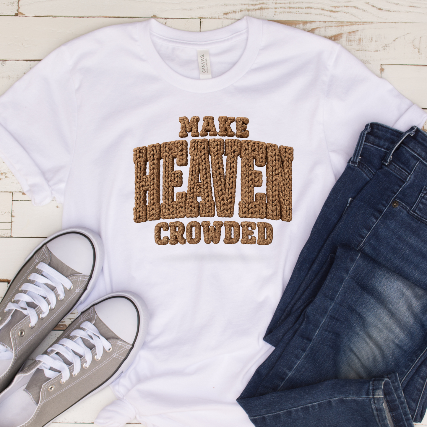 Make Heaven Crowded Faux Yarn (DTF Transfer)