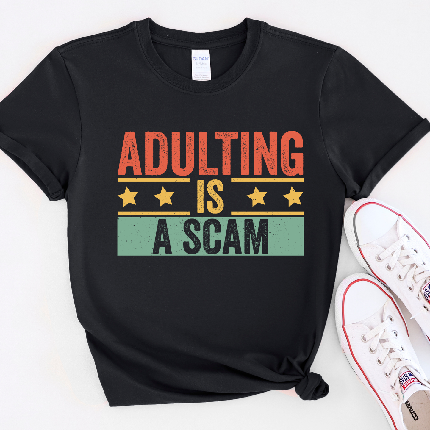 Adulting Is A Scam (DTF Transfer)