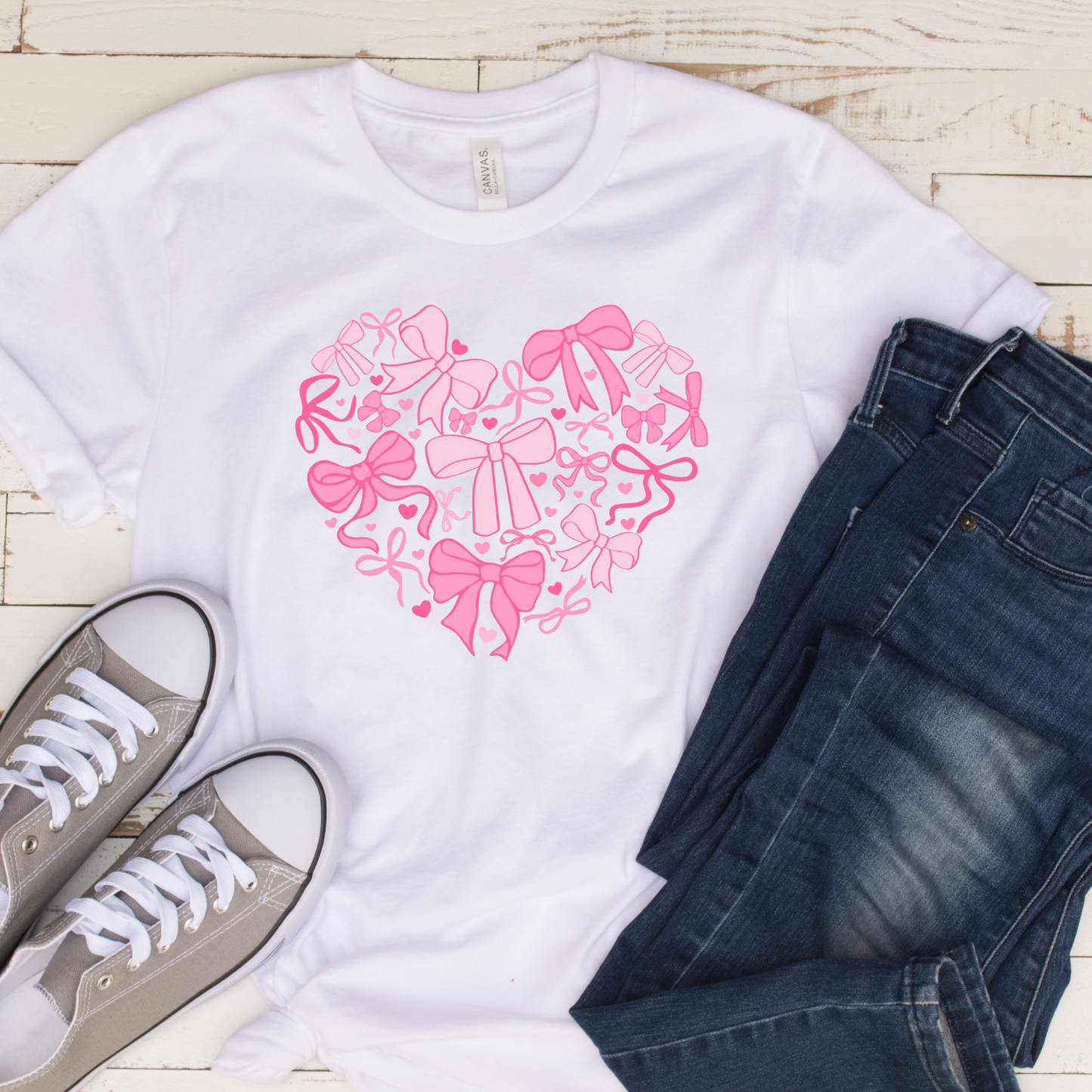 Bow Heart (DTF Transfer)