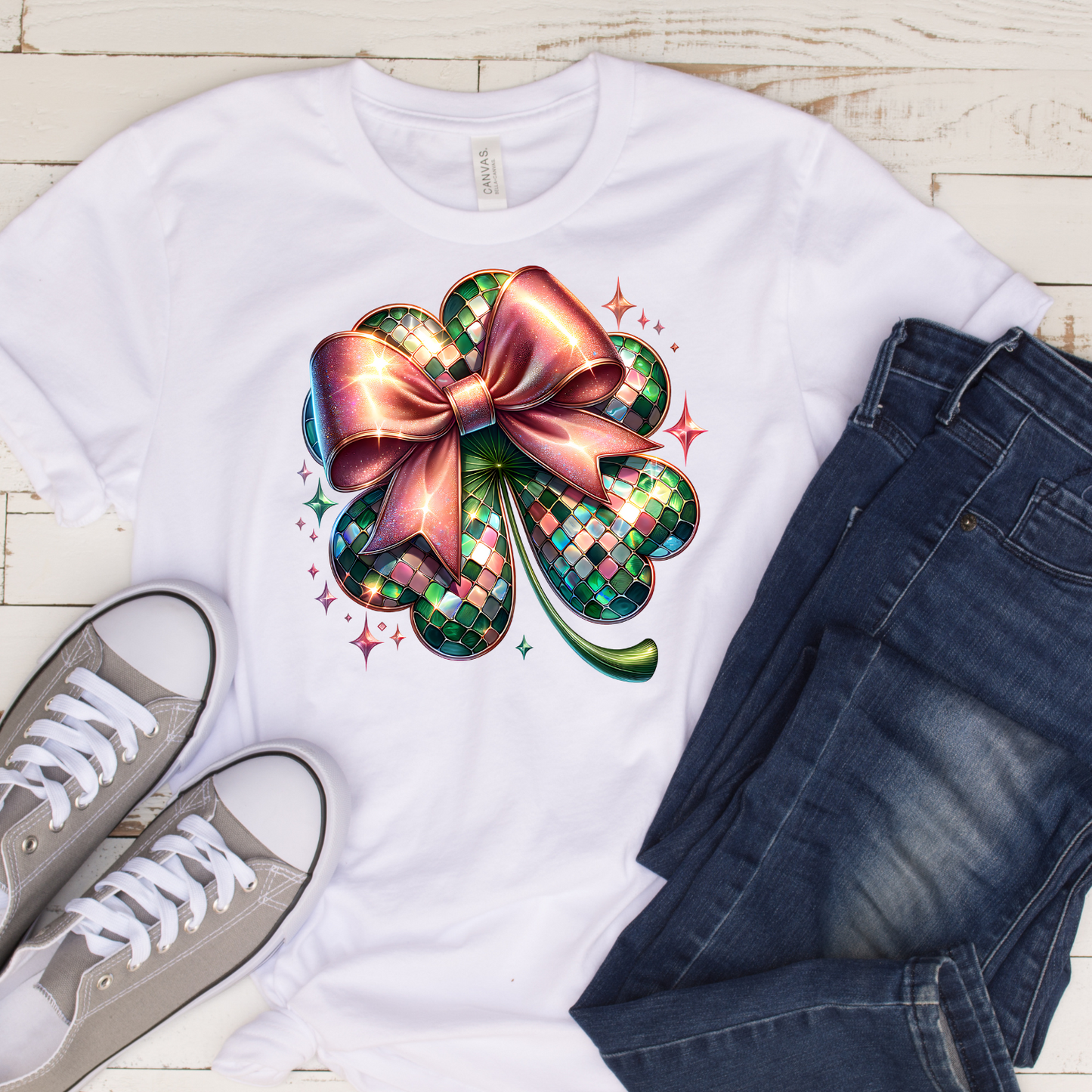 Disco Clover (DTF Transfer)