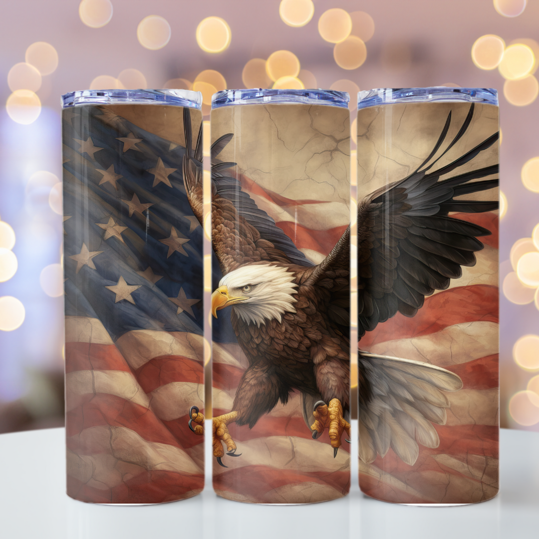Eagle 2 (20oz Sublimation Tumbler Wrap)
