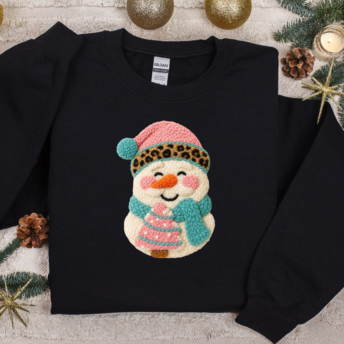 Faux Snowman (DTF Transfer)