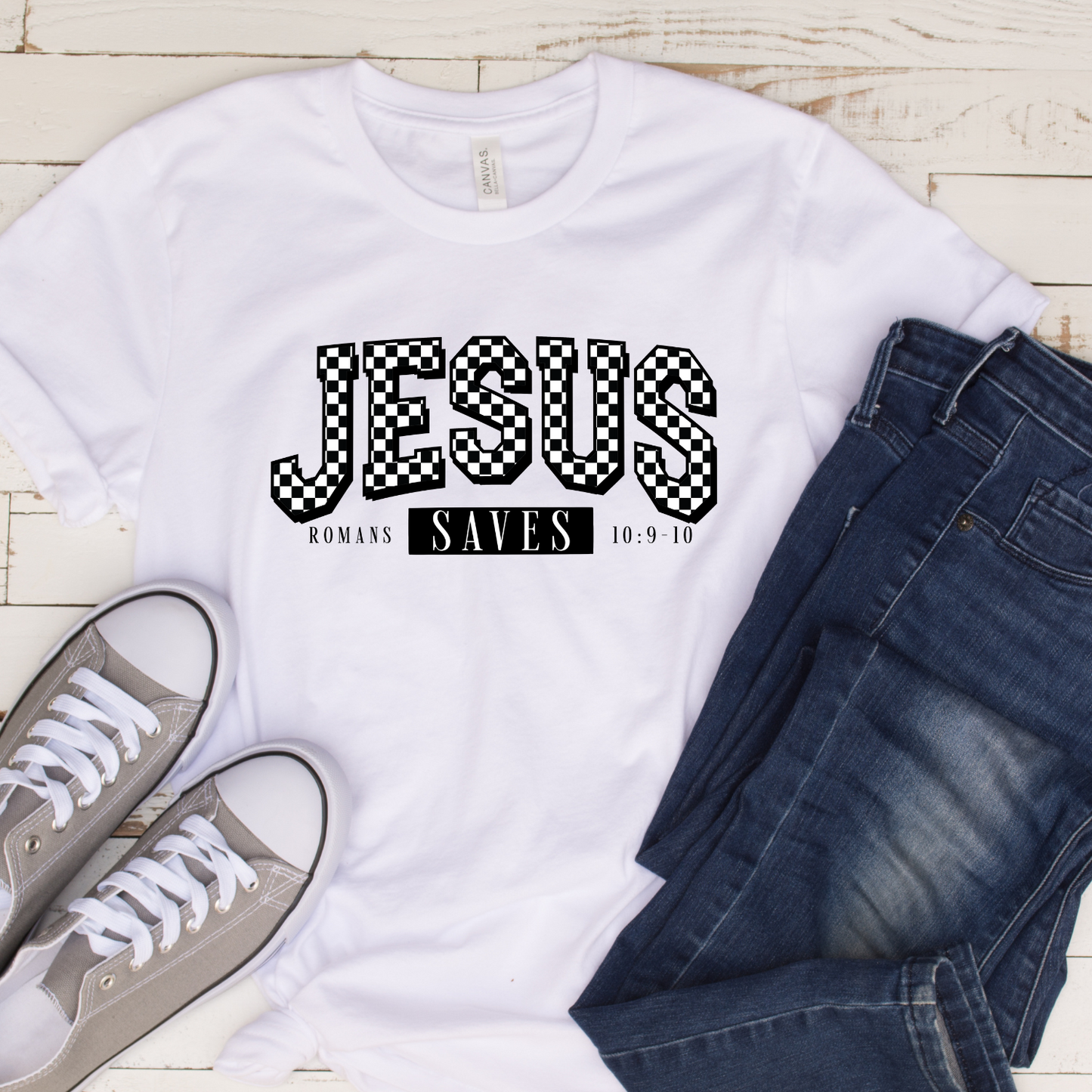 Jesus Saves (DTF Transfer)
