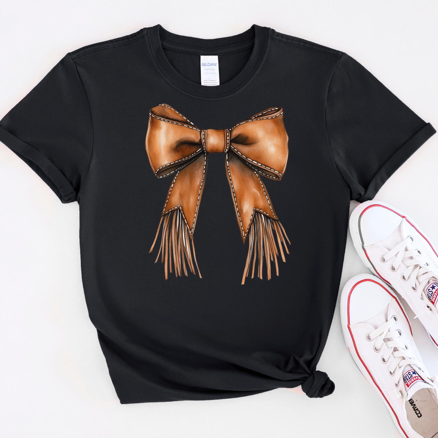 Leather Bow (DTF Transfer)