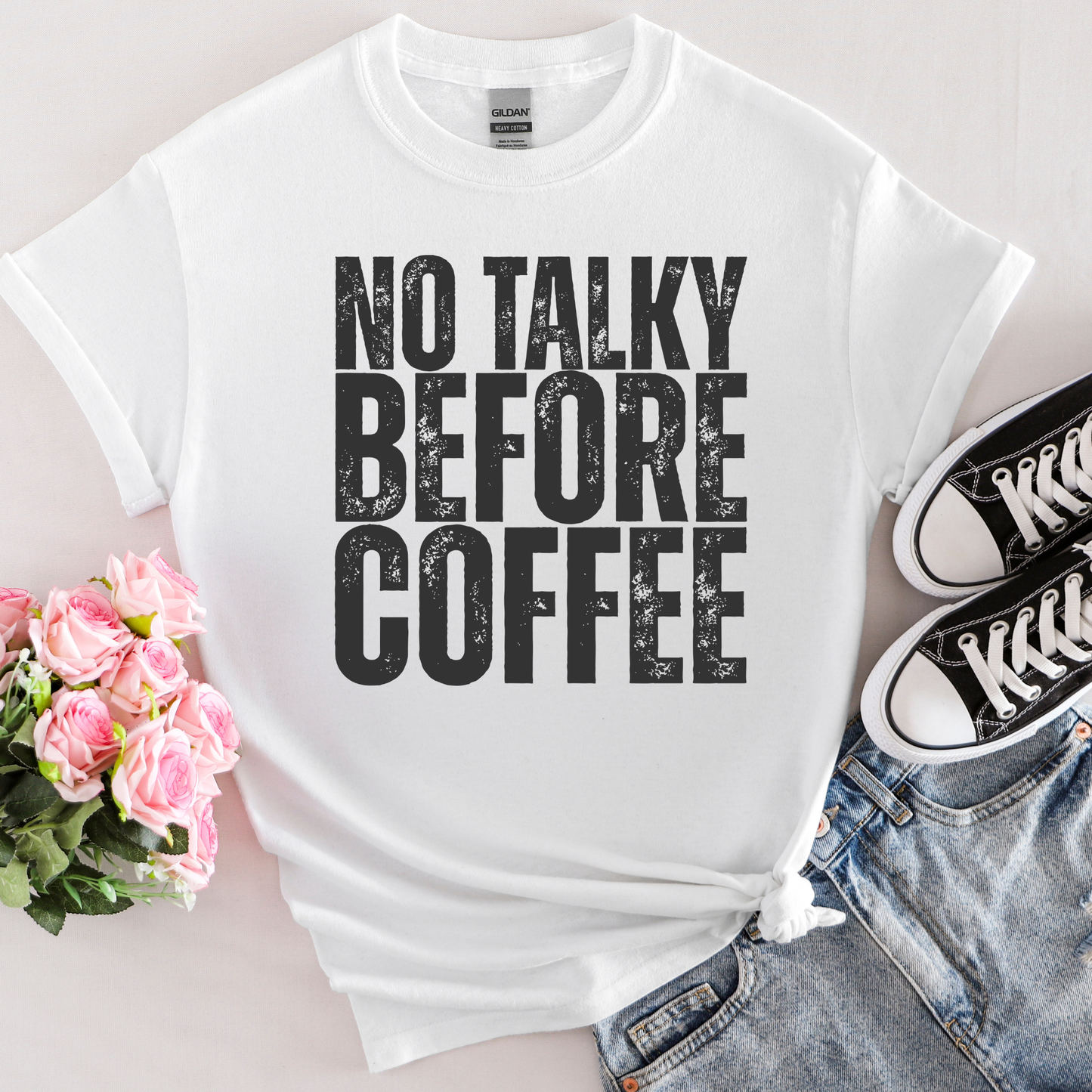 No Talky Before Coffee (DTF Transfer)