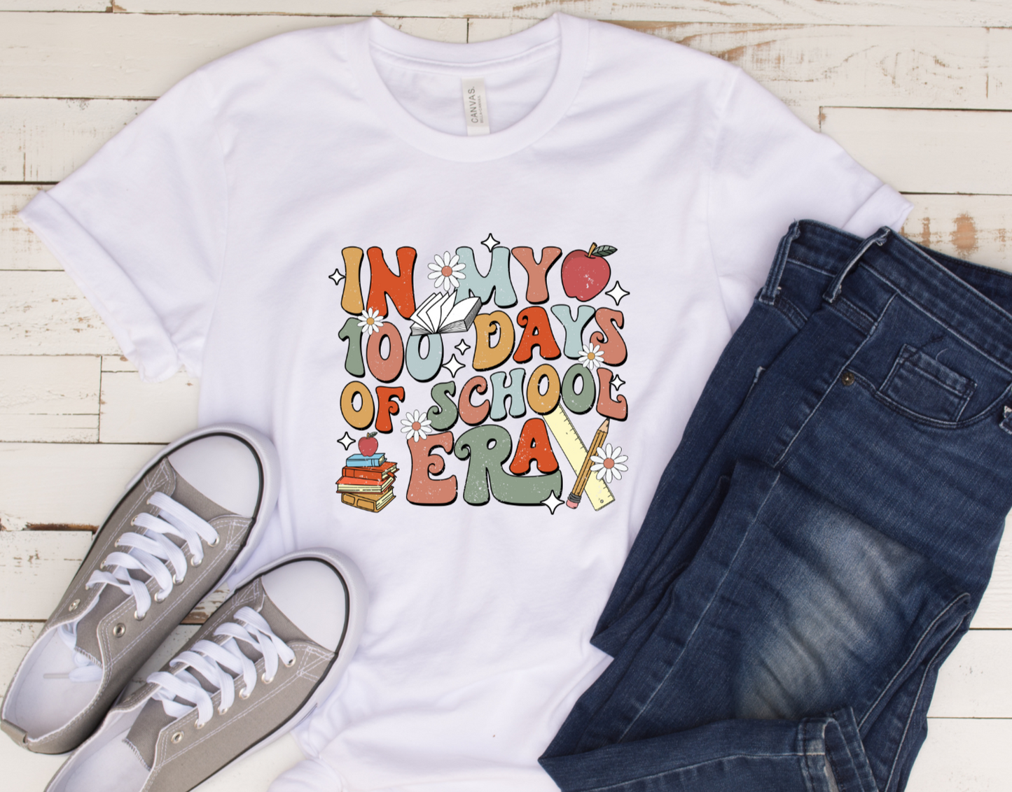 In My 100 Days Of School Era (DTF Transfer) (Adult)