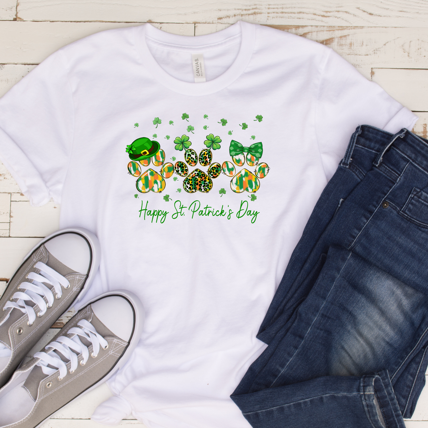 St Patrick's Day Paws (DTF Transfer)