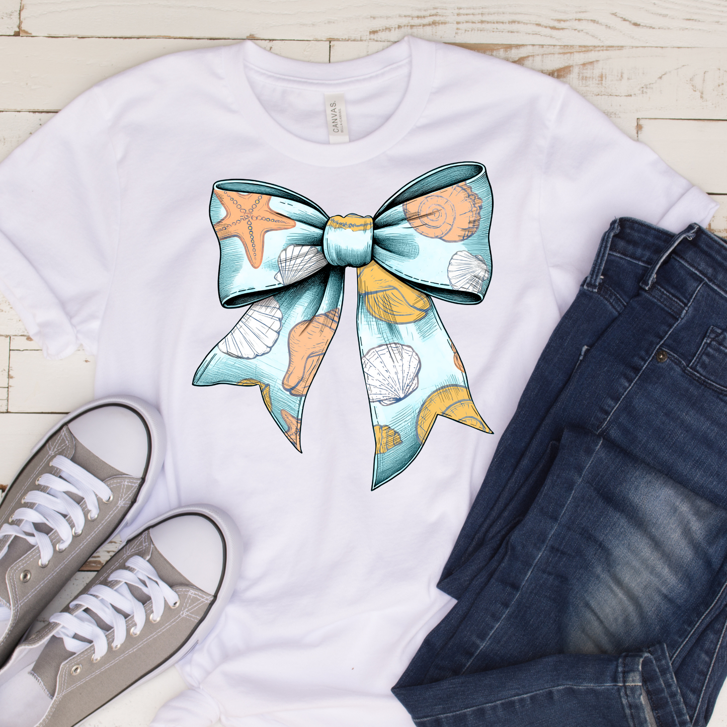 Sea Shell Bow (DTF Transfer)