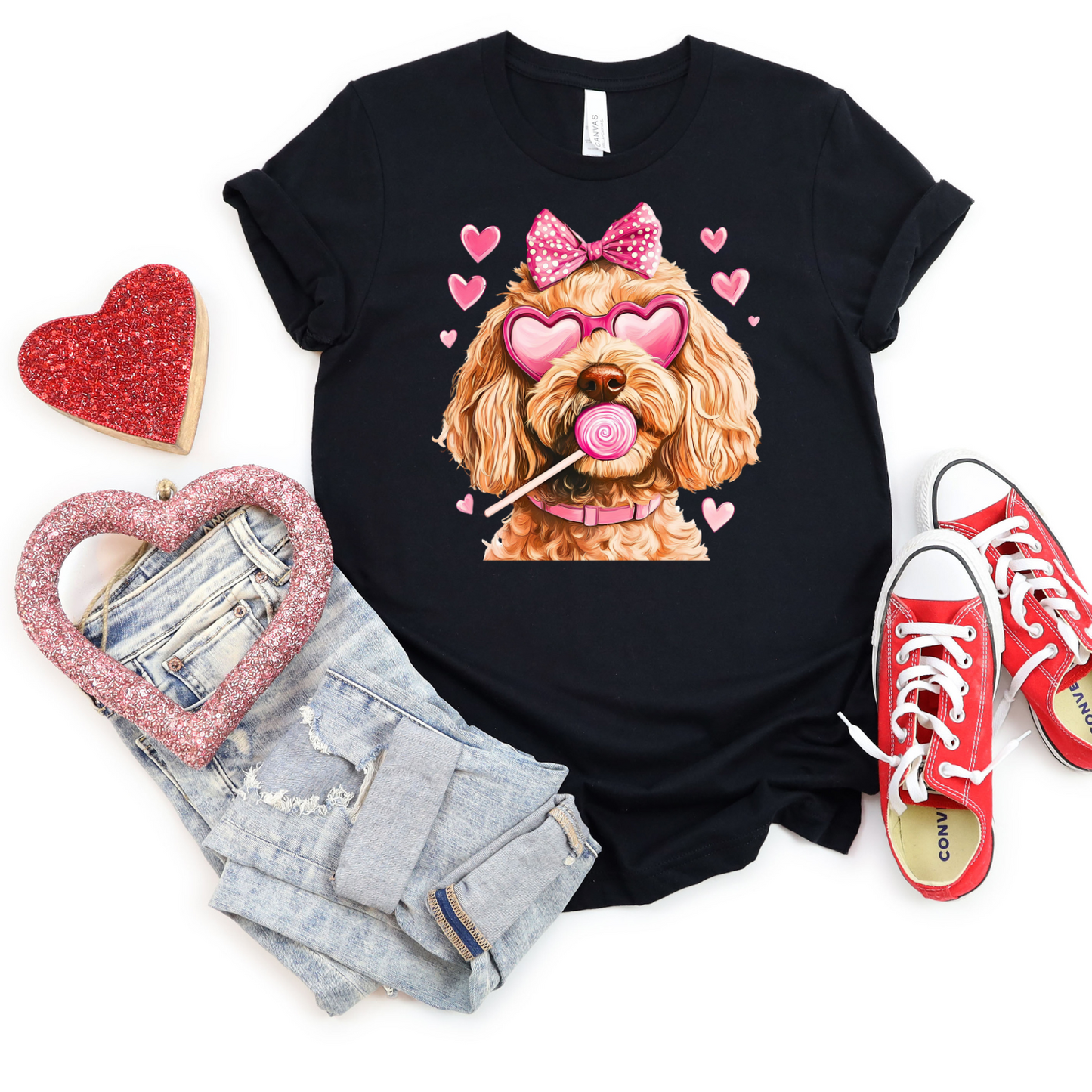 Valentine Dog (DTF Transfer)