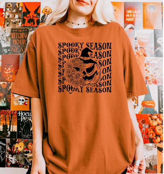 Spooky Season Floral (Screen Print Transfer)