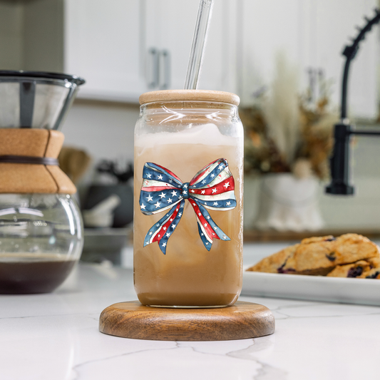 Flag Bow (4 Inch UV DTF Decal)