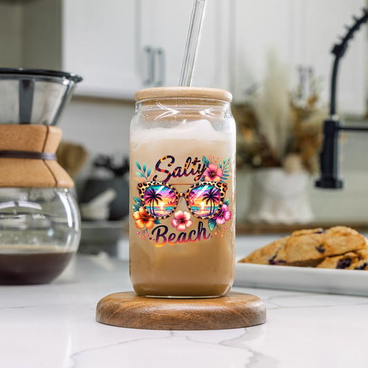 Salty Beach (4 Inch UV DTF Decal)