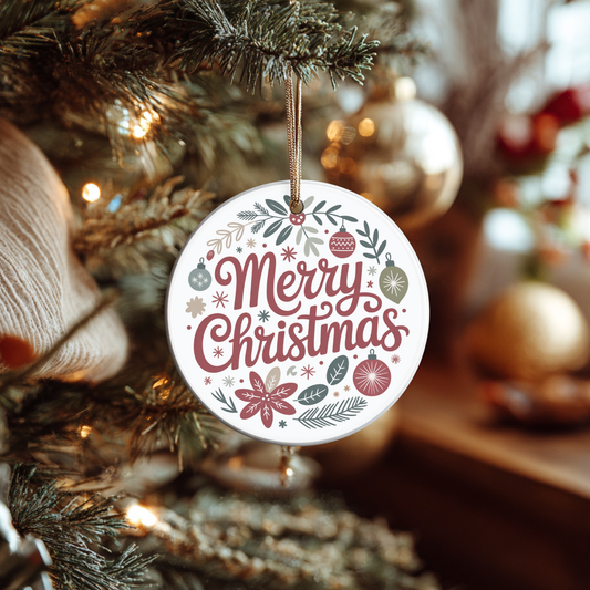 Merry Christmas Design 2 (Sublimation Transfer)