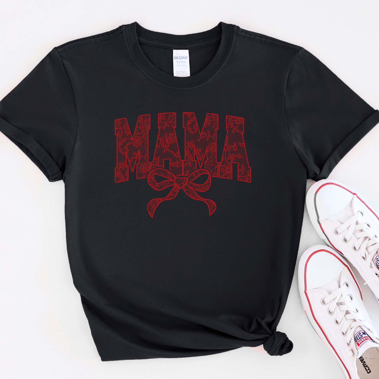 Mama Lace (Red Ink) (DTF Transfer)