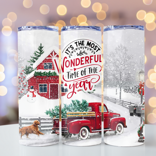Wonderful Time Of Year 20oz Sublimation Wrap