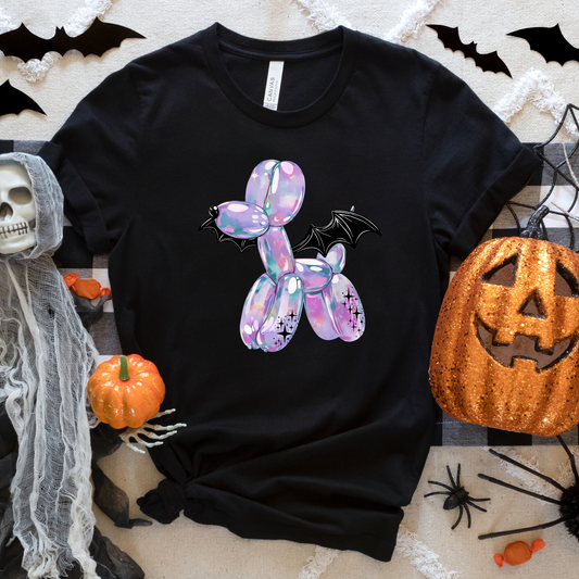 Bat Balloon Dog (DTF Transfer)