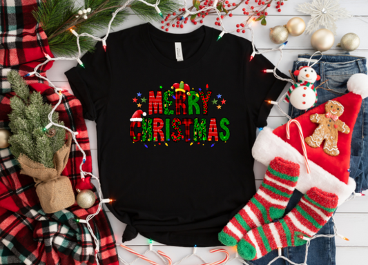 Merry Christmas Western (DTF Transfer) (Adult)