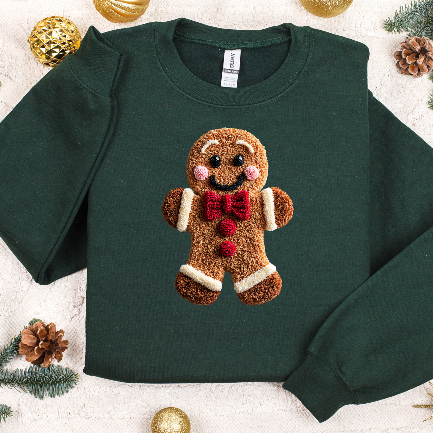 Faux Crochet Gingerbread (DTF Transfer)