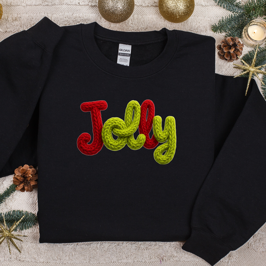 Faux Yarn Jolly  (DTF Transfer)