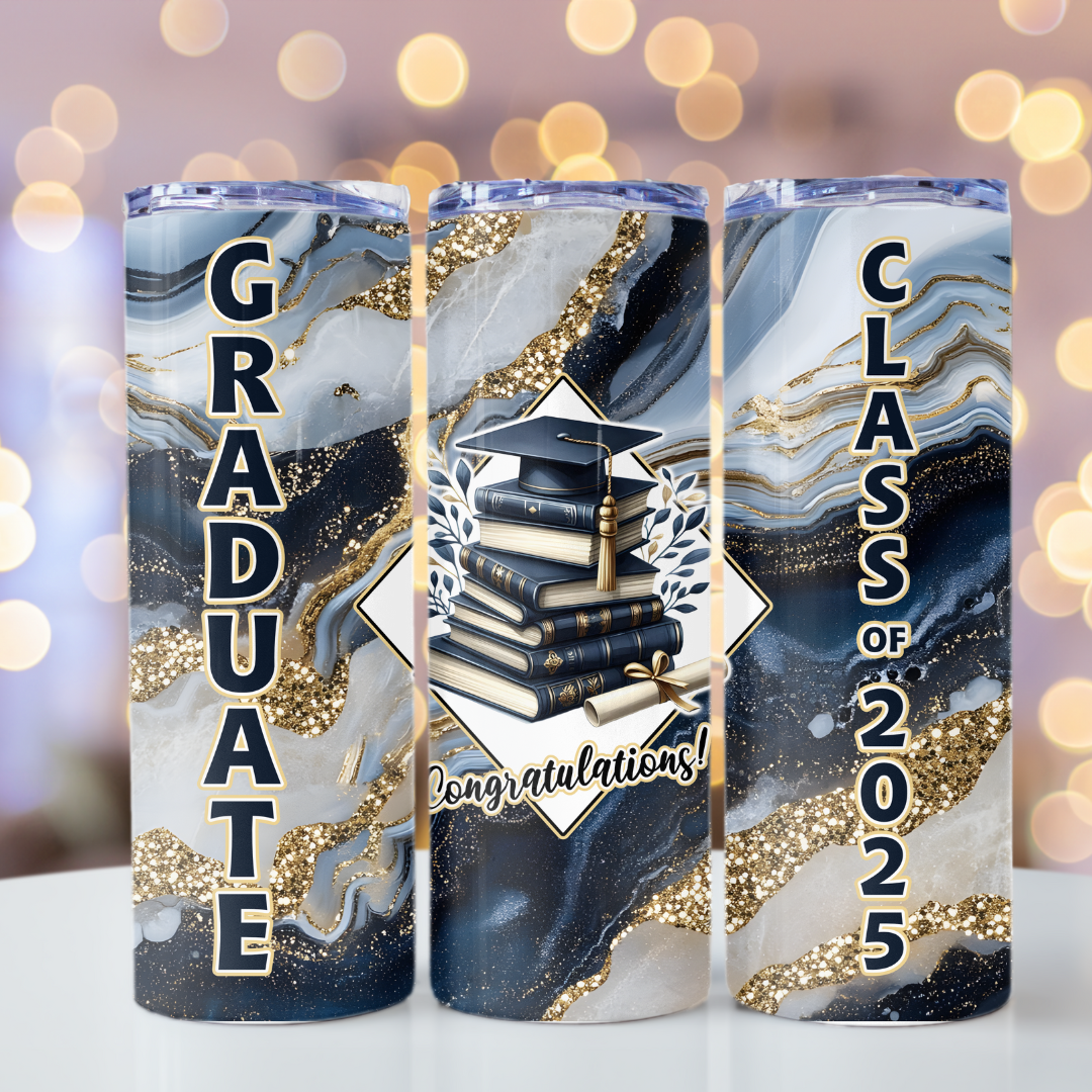 Graduation 2025 (20oz Sublimation Tumbler Wrap)