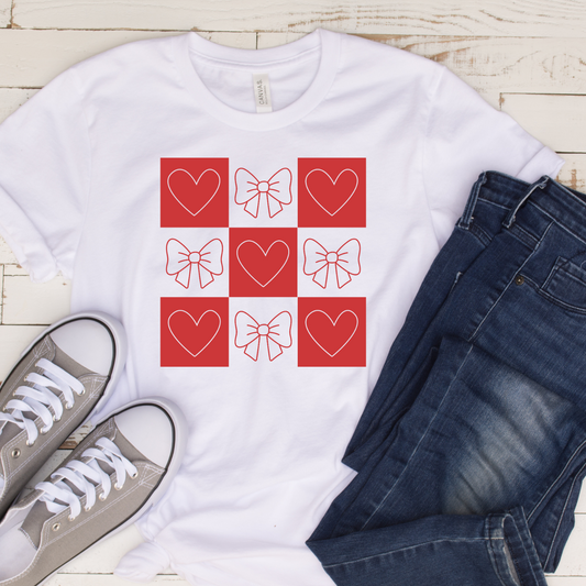Heart and Bow (DTF Transfer)