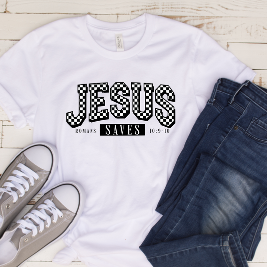 Jesus Saves (DTF Transfer)