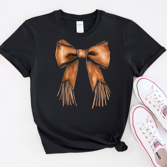 Leather Bow (DTF Transfer)