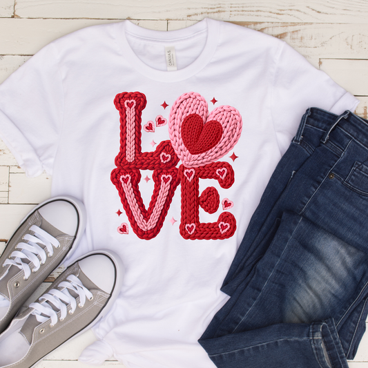 Love Faux Yarn (DTF Transfer)