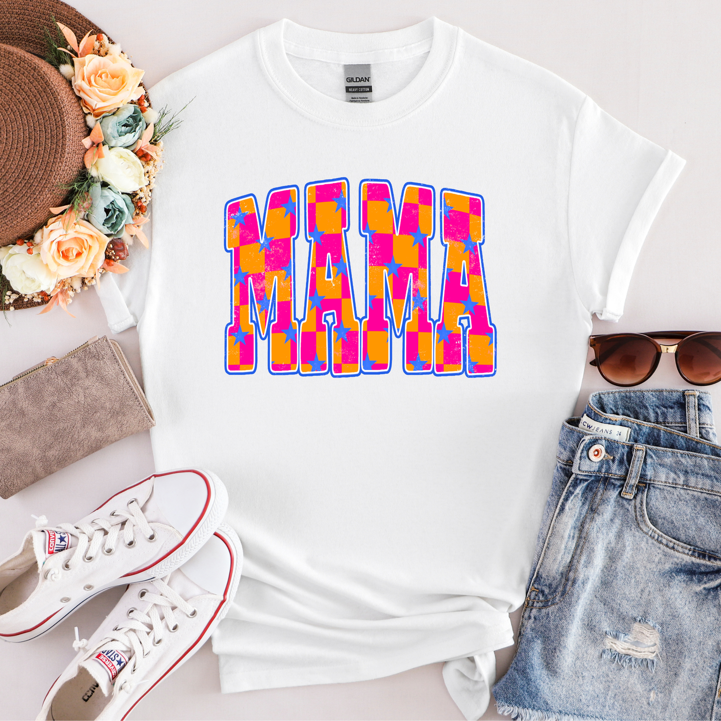 Mama Checkered (DTF Transfer)