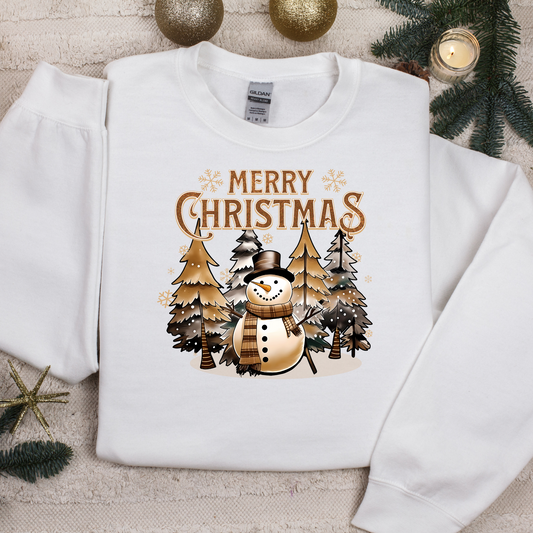 Merry Christmas Snowman (DTF Transfer)