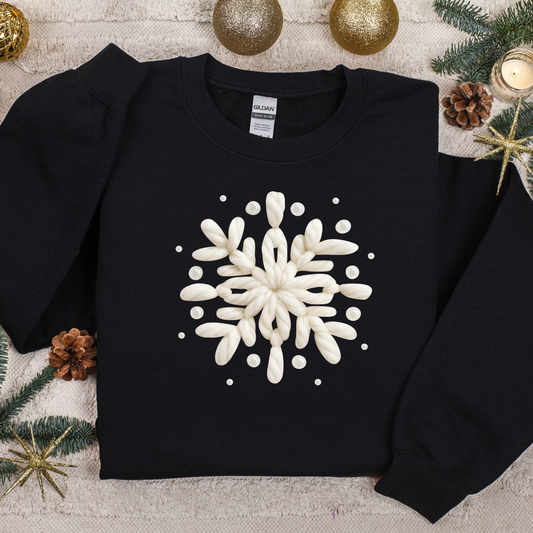 Snowflake Faux (DTF Transfer)