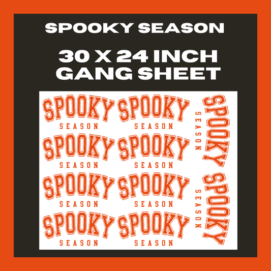Spooky Season - 30X24 - Pre Made Gang Sheet