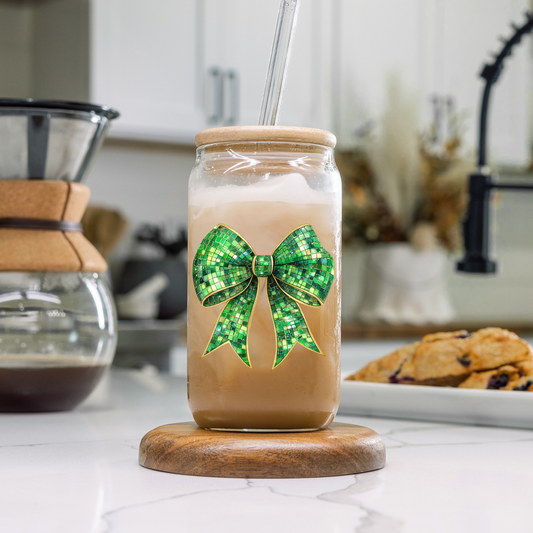St Patrick's Day Bow (4 Inch UV DTF Decal)